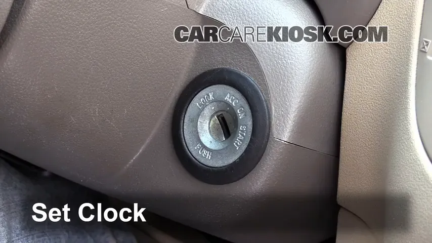2006 Kia Rio 1.6L 4 Cyl. Clock